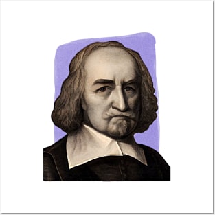 English Philosopher Thomas Hobbes illustration Posters and Art